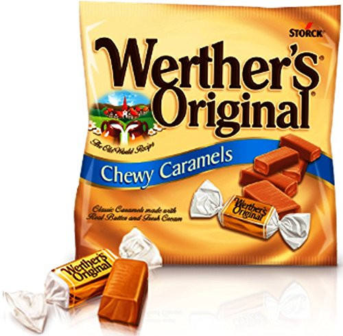 Werthers Original Chewy Caramels 2.4 Oz  Pack of 4