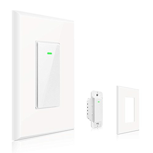 Maxcio Smart Wi-Fi Light Switch, No Hub Required, Compatible with Amazon Alexa and Google Assistant, Remote Control/Schedule Your Fixtures Anywhere - 15A (Neutral Wire Required) Maxcio Smart Wi-Fi Light Switch, No Hub Required, Compatible with Amazon Alexa and Google Assistant, Remote Control/Schedule Your Fixtures Anywhere - 15A (Neutral Wire Required)