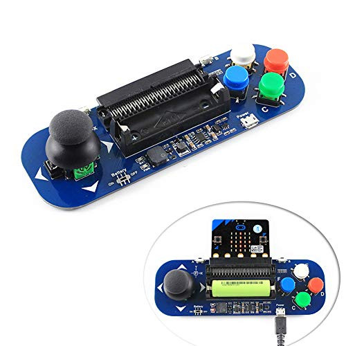 Stemedu for Micro:bit Microbit Joystick Buttons Gamepad Module Expansion Board 5V Buzzer Play Music Without Battery