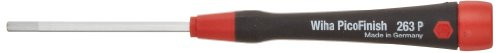 Wiha 26371 Precision Screwdriver With Soft PicoFinish Handle  Hex Inch  1 8 x 60mm