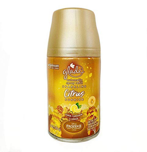 Glade Automatic Spray Refill Sparkling Citrus Sunrise Air Freshener Refills 6.2 Ounce Glade Automatic Spray Refill Sparkling Citrus Sunrise Air Freshener Refills 6.2 Ounce