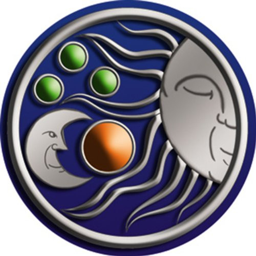 C and D Visionary Licenses Products Sun and Moon Sticker
