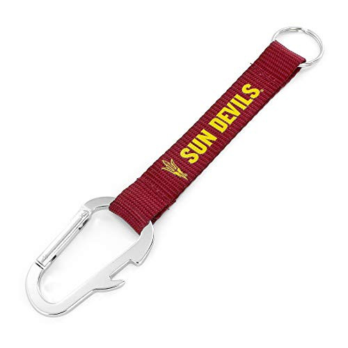 NCAA Arizona State Sun Devils Bottle Opener Lanyard Carabiner Keychain NCAA Arizona State Sun Devils Bottle Opener Lanyard Carabiner Keychain
