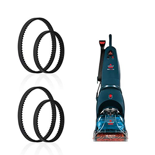 LANMU Belts Set Compatible with Bissell ProHeat 2X Models 9200 9300 9400 9500 Series Vacuum  Replacement Geared Belt Parts 203-6688 and 203-6804  2 Set