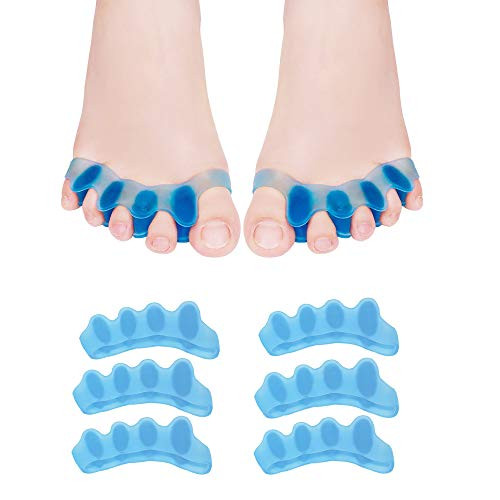 Gel Toe Separator Toe Straightener Bunion Corrector Toe Spacers 6 PCS New Material Hammer Toe Straightener for Relaxing Toes Bunion Relief Hammer Toe Hallux Valgus Great for Women and Men Gel Toe Separator Toe Straightener Bunion Corrector Toe Spacers 6 PCS New Material Hammer Toe Straightener for Relaxing Toes Bunion Relief Hammer Toe Hallux Valgus Great for Women and Men