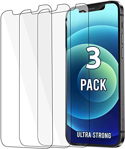 3 Pack  iPhone 12 Pro Max Screen Protector Tempered Glass Compatible with iPhone 12 Pro Max 6.7 inch 2020 Film Durable Case-friendly Alignment Clear Strong Shatter Proof