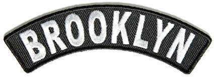 Sturgis-Mid-West Brooklyn Rocker Patch Small Embroidered Motorcycle New Biker Vest Patch