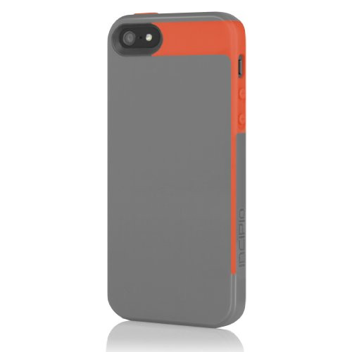 Incipio Faxion Case for iPhone 5S - Retail Packaging - Gray Orange