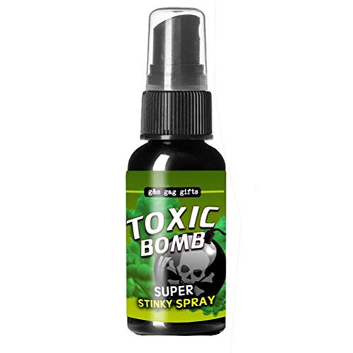 Bonwuno Fart Spray Extra Strong  30ml Super Fart Spray Stinky Gas Mist Novel Smelly Spray Prank Joke Spray Halloween Party Tricks Toys