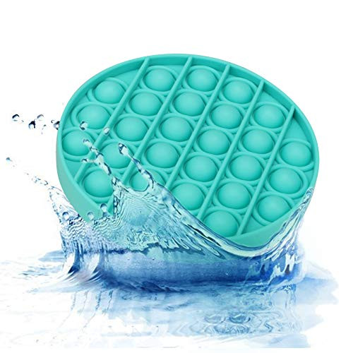 Push Pop Bubble Fidget Sensory Toy Fidget Toys  Push pop Bubble Sensory Fidget Toy for Kids and Adult Autism Special Needs Stress Reliever toy  Squeeze Sensory Toy  Anti-Anxiety Tools  Green-Round