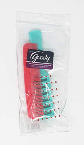 Goody Women s Travel Mini Vent Brush and Comb Pack  2 Count