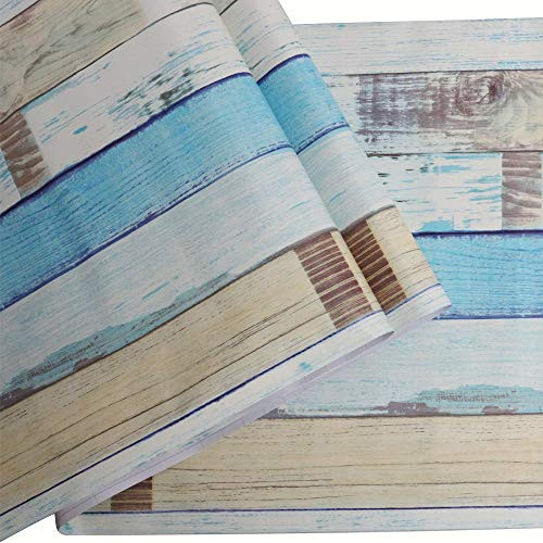 Wood Wallpaper Wood Grain Wallpaper Splicing Wood Block Grain Vinyl Wallpaper Peel  and  Stick Wallpaper Removable Self-Adhesive Wallpaper Printing Paper Shelf Paper for Wall Decal
