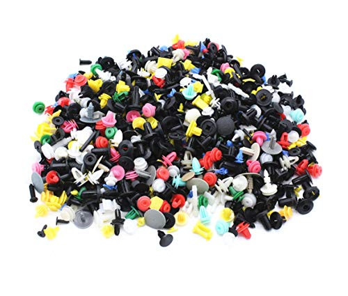 200PCS Universal Mixed Car Door Panel Trim Bumper Fenders Retainer Fastener Rivet Push Pin Clips