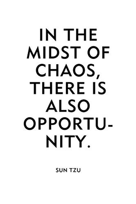 Inspiring Quote Print inchOpportunity inch by Sun Tzu Unframed Poster or Print