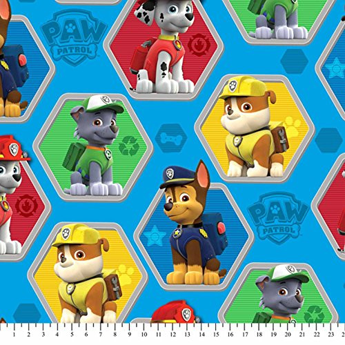Paw Patrol Friends by David Textiles Fleece Fabric - 2 yards