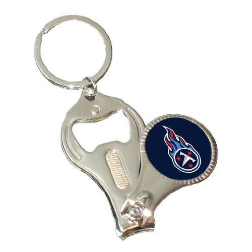NFL Tennessee Titans 3-in-1 Nailclipper Keychain Tennesee Titans NFL Tennessee Titans 3-in-1 Nailclipper Keychain Tennesee Titans
