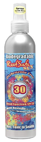 Reef Safe Sun Sunscreen Eco-Spray  Oxybenzone-Free SPF 30  Water-Resistant  Non-Toxic  8.45 oz