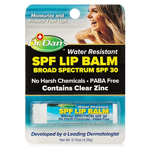 Dr. Dans Chemical Free Sunblock SPF 30 Lip Moisturizer and Protection by Dr. Dans