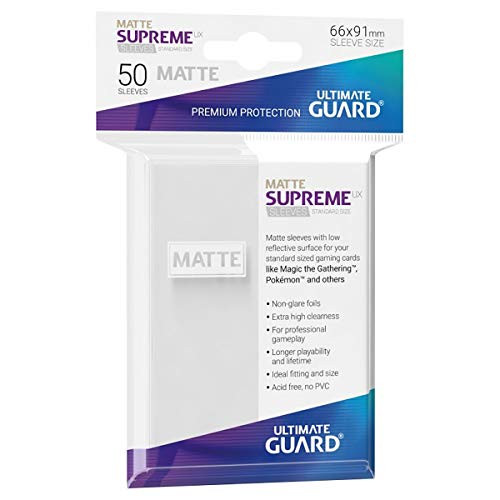 Ultimate Guard - Sleeves  Supreme UX Standard Size Matte White  50