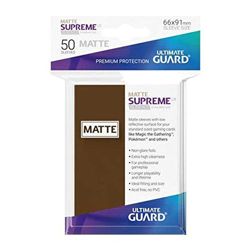 Ultimate Guard - Sleeves  Supreme UX Standard Size Matte Brown  50