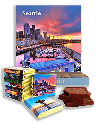 DA CHOCOLATE Candy Souvenir SEATTLE Chocolate Gift Set 5x5in 1 box  Sun