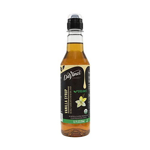 DaVinci Gourmet Organic Vanilla Syrup  Organic Vanilla  12.7 Fl Ounce