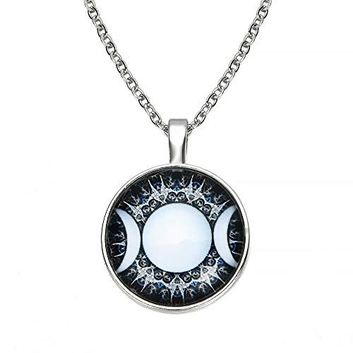 ERAWAN Triple Goddess Pendant Witchcraft Jewelry Moon Necklace Moon Goddess Jewelry New EW sakcharn