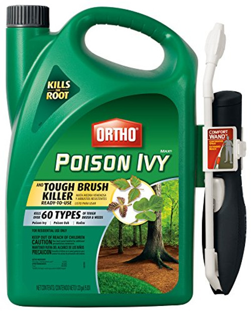 Ortho MAX Poison Ivy & Tough Brush Killer Ready-To-Use with Comfort Wand, 1.33-Gallon