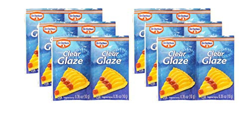 Dr. Oetker Clear Glaze   12 Satchets  Total of 4.2oz
