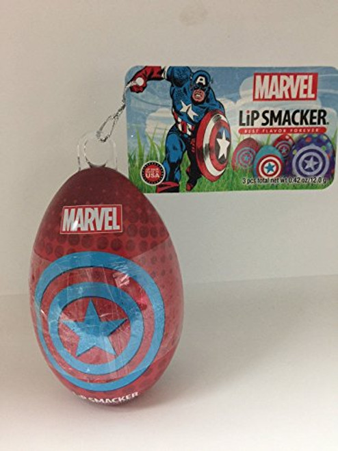 Lip Smacker Marvel Captain America Lip Balm Trio