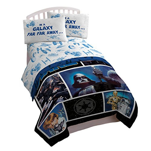 Star Wars Classic Logo 3 Piece Twin Sheet Set