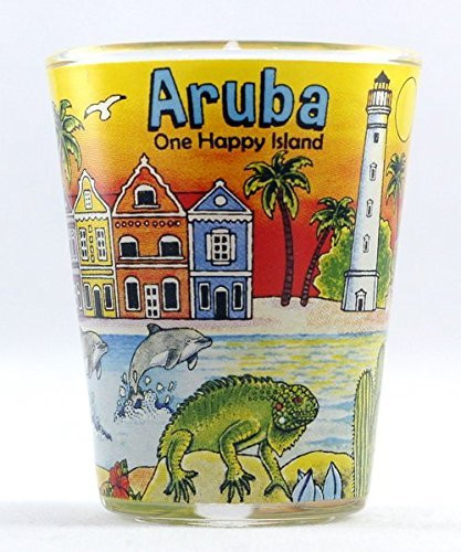 Aruba Sunset Shot Glass agc