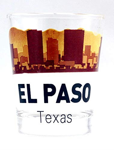 El Paso Texas Sunset Skyline Shot Glass
