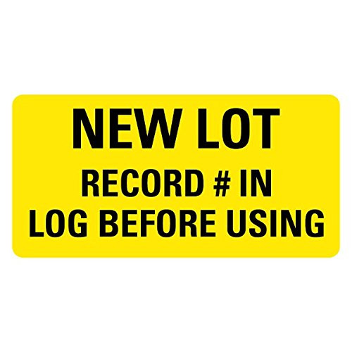 New LOT Medical Labels LV-MQC8