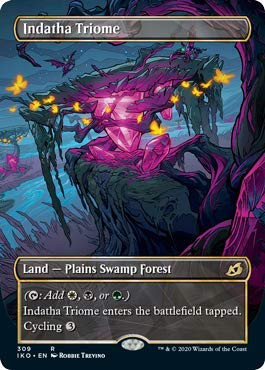 Magic  The Gathering - Indatha Triome - Borderless - Ikoria  Lair of Behemoths