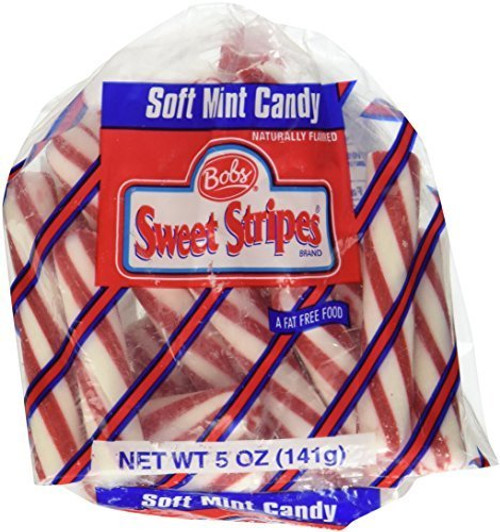 Bob s Sweet Stripes Soft Mint Candy 5 Oz Bag by Bobs Bob s Sweet Stripes Soft Mint Candy 5 Oz Bag by Bobs