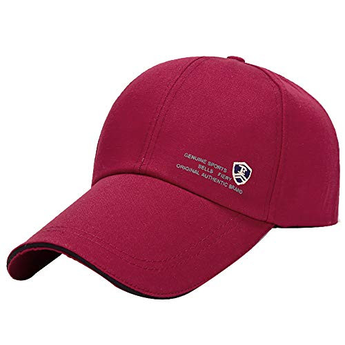 Cotton Baseball Cap Women Men Comfortable Dad Hat Polo Style Unconstructed Outdoor Golf Sun Hat Wine