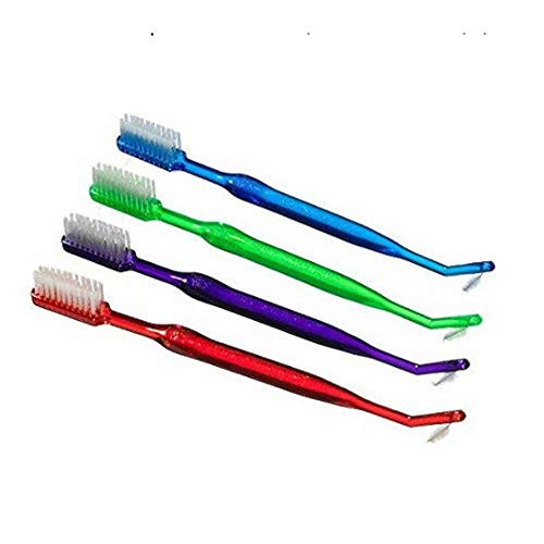 Orthodontic Toothbrush ~ V Trim  plus Interproximal Brush  4 Toothbrushes