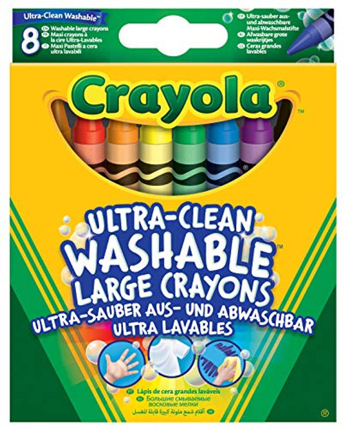 Crayola Ultra Clean Crayons 8-Piece Large Crayola Ultra Clean Crayons 8-Piece Large