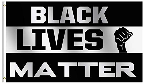 rhungift Black Lives Matter Flag 3x5 ft Stop The Violence Flags 90 x 150 cm - Moderate-Outdoor Both Sides 100D Thick Polyester BLM Parade Banner rhungift Black Lives Matter Flag 3x5 ft Stop The Violence Flags 90 x 150 cm - Moderate-Outdoor Both Sides 100D Thick Polyester BLM Parade Banner