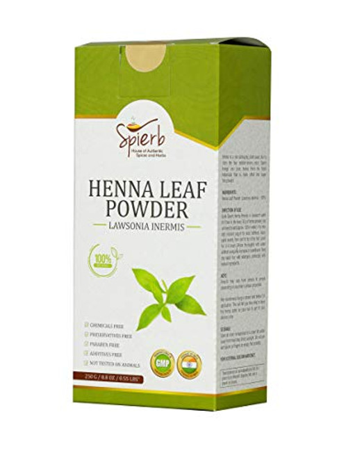 Spierb Pure Henna Hair Color 250 gm 100 percent All-Natural Henna Hair Dye Orange-Reddish Color For Hair Growth Henna powder Made from Henna Leaves Spierb Pure Henna Hair Color 250 gm 100 percent All-Natural Henna Hair Dye Orange-Reddish Color For Hair Growth Henna powder Made from Henna Leaves