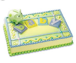 Baby Shower New Baby Cake Topper - Piggy Bank