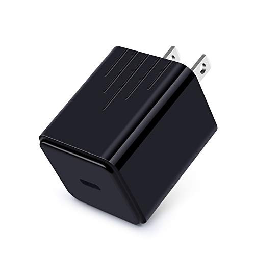 18W PD USB C 3.0 Fast Wall Charger Plug Compatible for Samsung Galaxy Note 20 10 S20 FE Ultra Plus S10 S9 S8 iPad Pro 11 12.9 iPhone SE 11 Pro XR XS Google Pixel Type C Power Adapter Charger Block