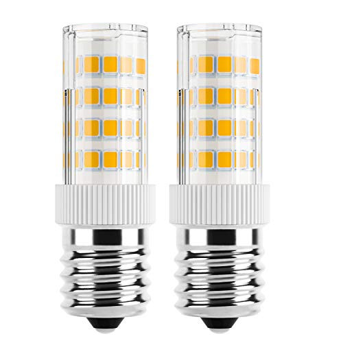 DiCUNO E17 LED Bulb Appliance Bulbs  Microwave Oven  Stovetop Light  4W 400lm  Warm White 3000K  Non-dimmable 40w Equivalent Replacement for Incandescent Bulb  2-Pack