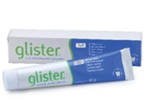 65 g.   2.3 oz Glister Multi-action Fluoride Toothpaste Travel Size