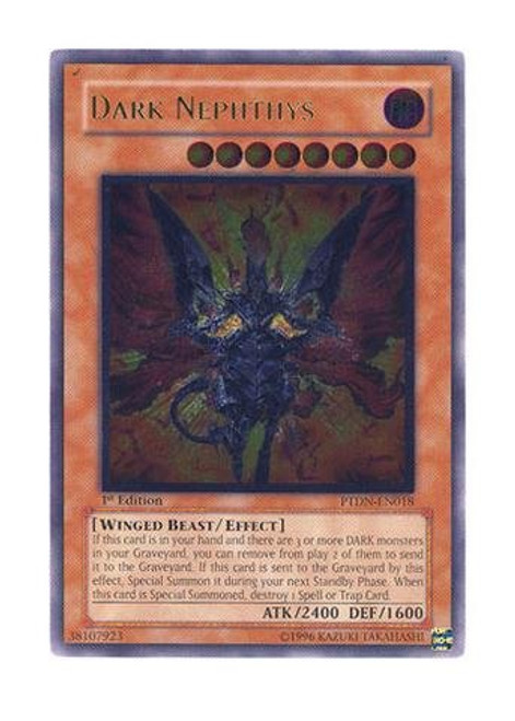 Yu-Gi-Oh! - Dark Nephthys  PTDN-EN018  - Phantom Darkness - Unlimited Edition - Ultimate Rare