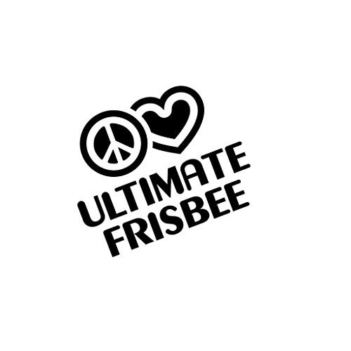 PressFans - Peace Love Ultimate Frisbee Sport Car Laptop Sticker Decal PressFans - Peace Love Ultimate Frisbee Sport Car Laptop Sticker Decal
