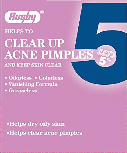 Rugby Acne Medication 5  Benzoyl Peroxide 5 percent  1 Ounce Lotion Per Pack  2 Packs