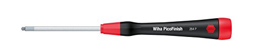 Wiha 26449 Ball End Hex Screwdriver with Precision Soft PicoFinish Handle  Metric  3.0 x 60mm