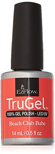 EZ Flow Trugel Beach Club Babe Nail Polish  0.5 Fluid Ounce